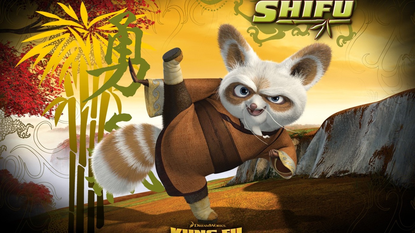 3D animation Kung Fu Panda wallpaper #20 - 1366x768
