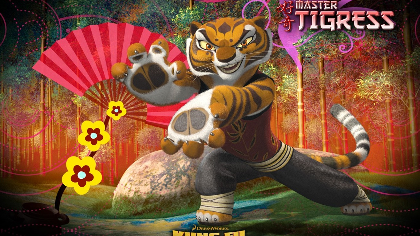 Animación en 3D fondos de escritorio de Kung Fu Panda #22 - 1366x768