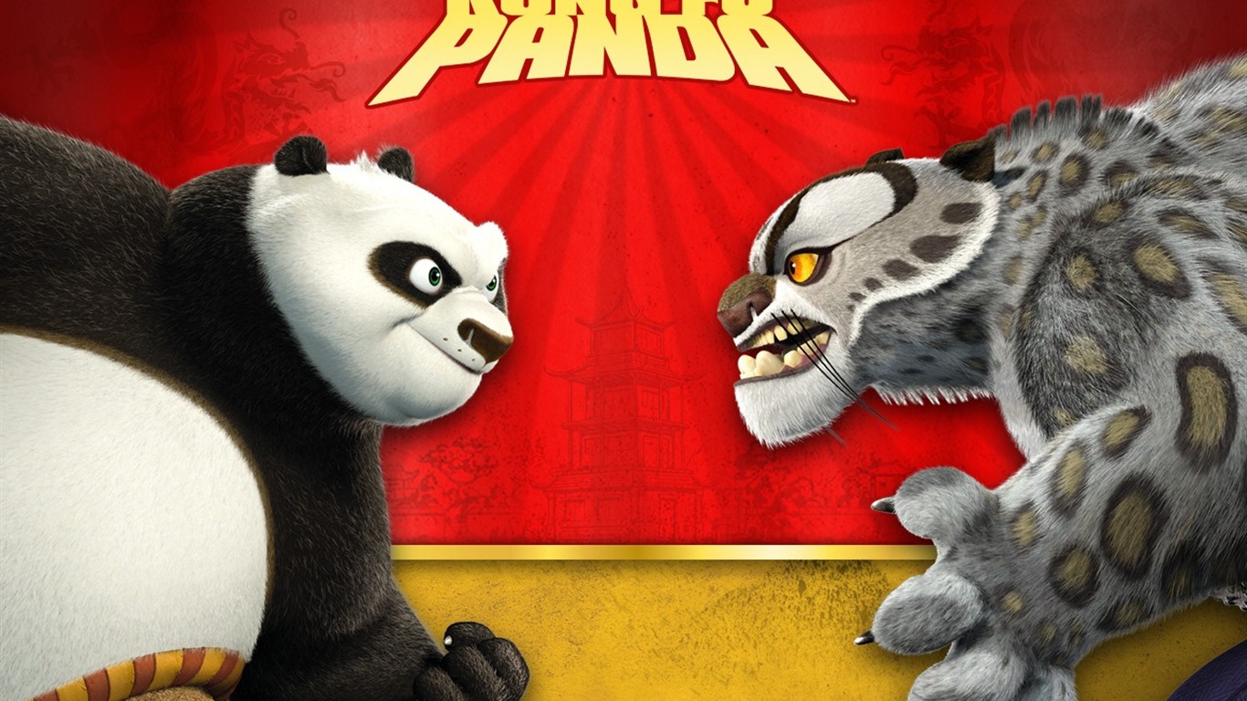 3D animace Kung Fu Panda wallpaper #2 - 1366x768