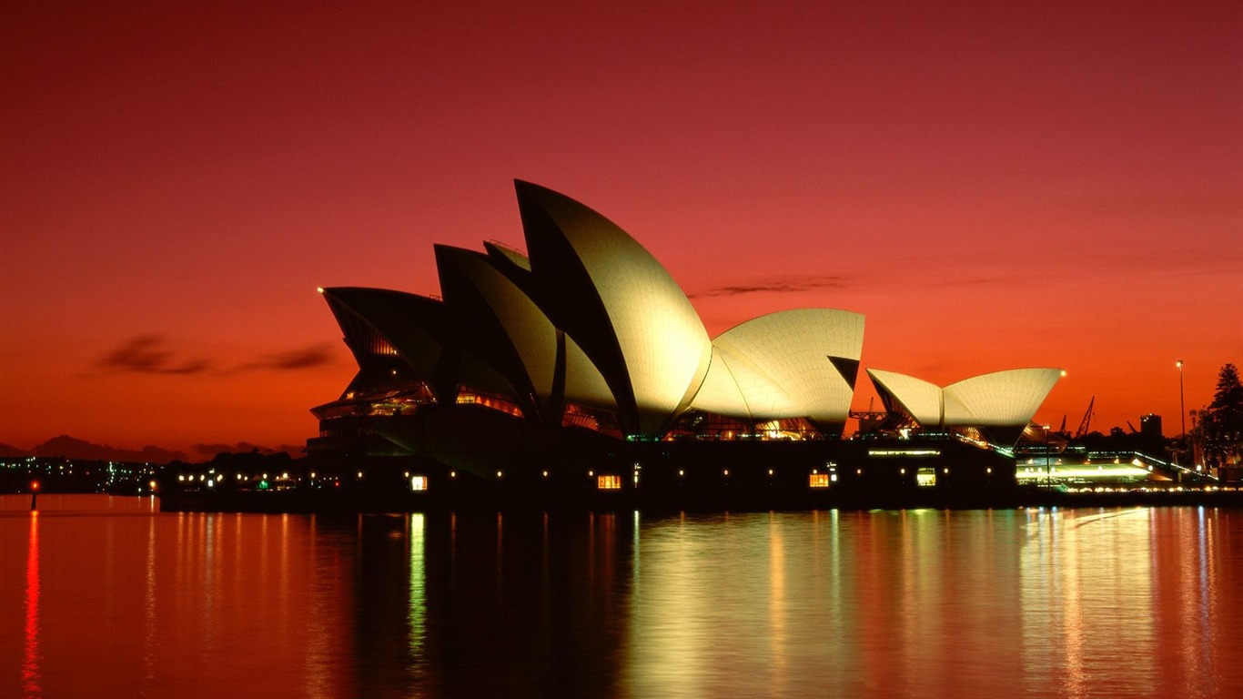 Características hermosos paisajes de Australia #13 - 1366x768