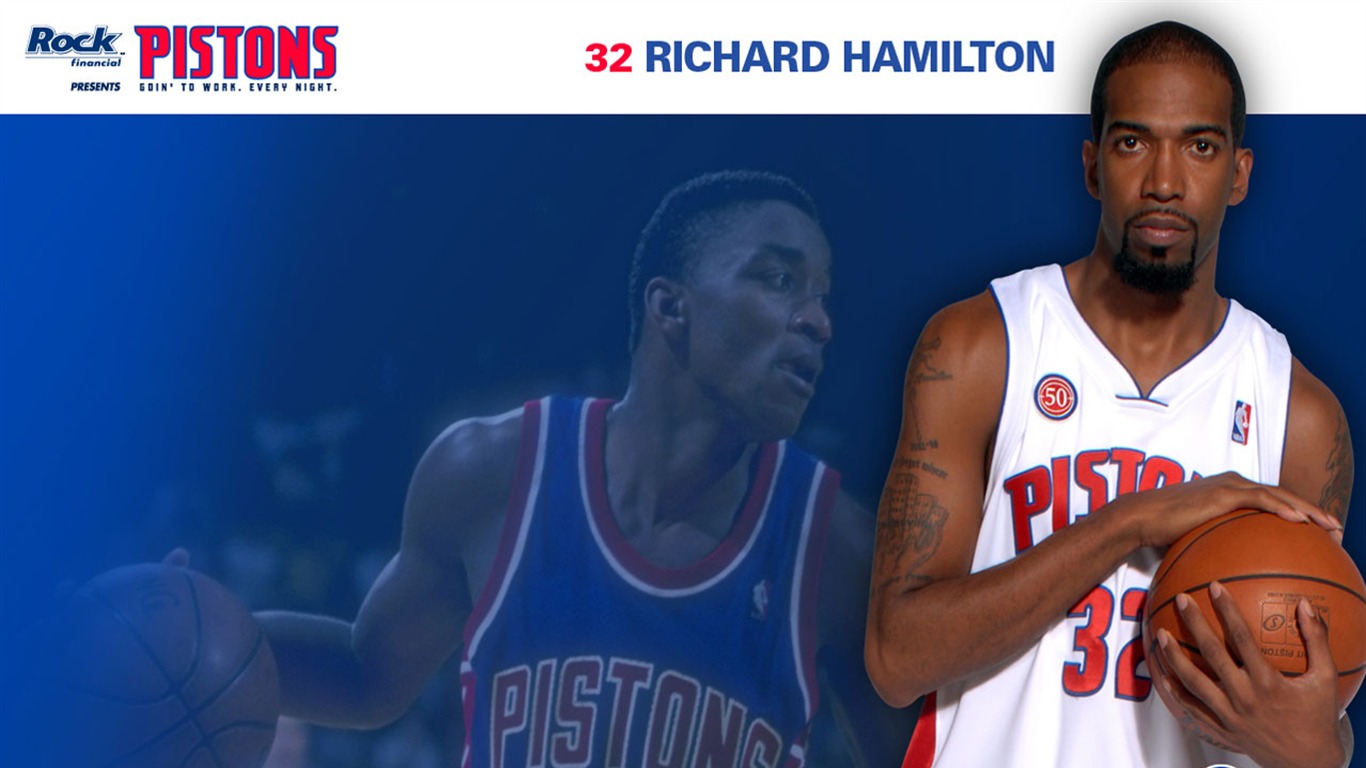 Detroit Pistons Wallpaper Oficial #14 - 1366x768