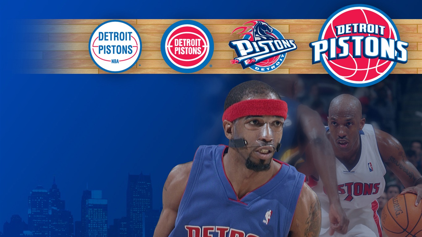 Detroit Pistons Official Wallpaper #34 - 1366x768
