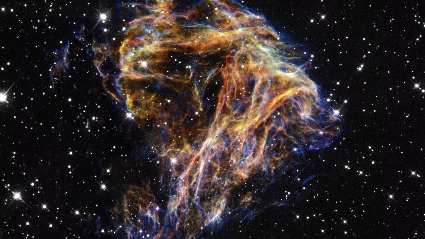 Fond d'écran étoiles et les galaxies de la NASA #1 - 1366x768
