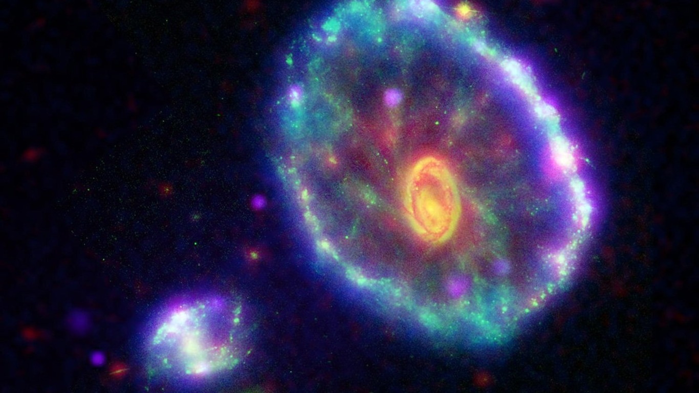 Fond d'écran étoiles et les galaxies de la NASA #3 - 1366x768