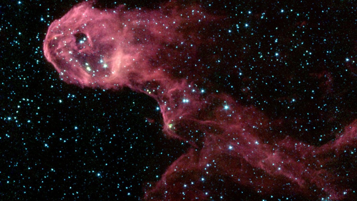 Fond d'écran étoiles et les galaxies de la NASA #17 - 1366x768