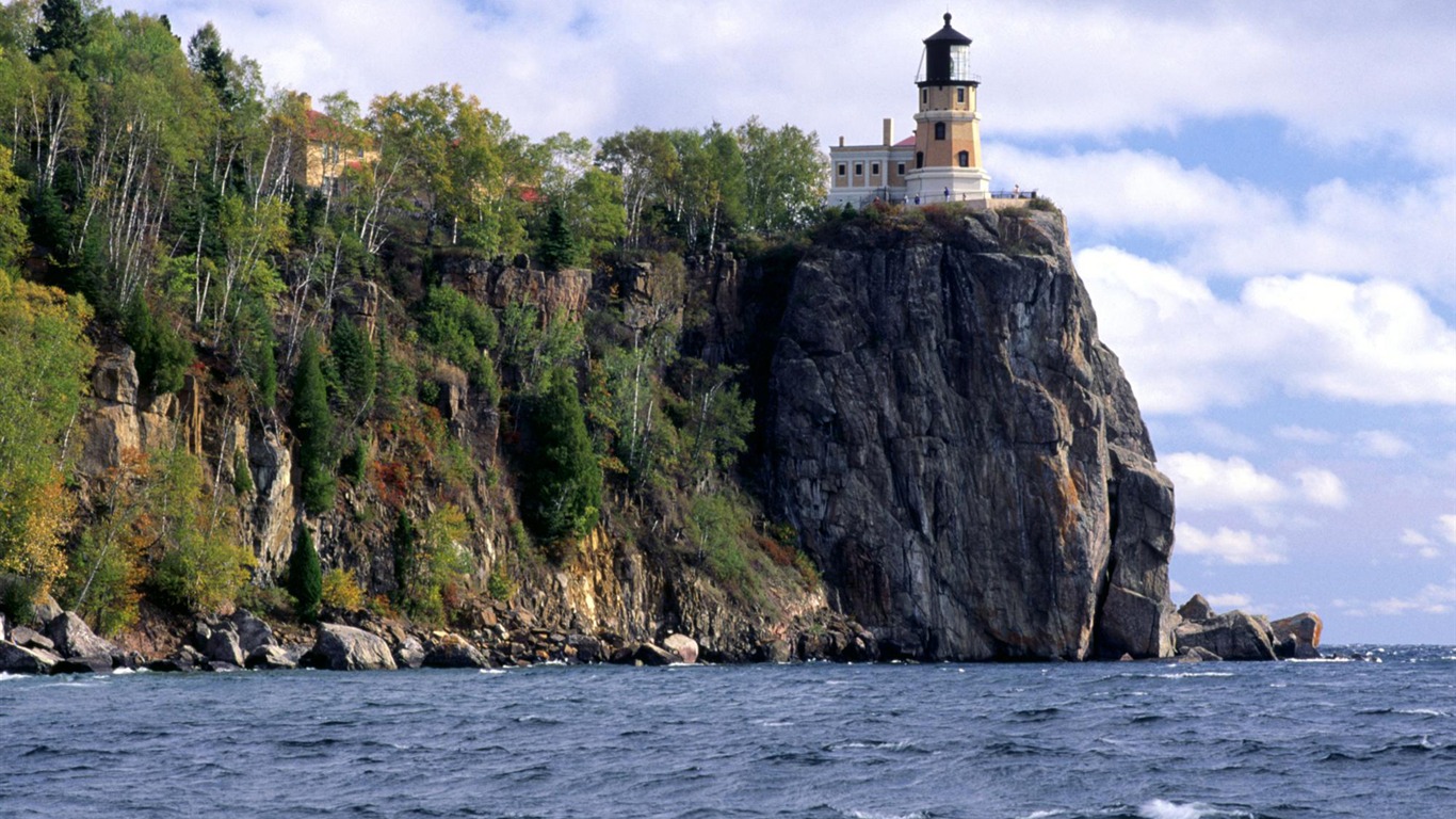 Coastal Lighthouse HD Wallpaper #6 - 1366x768