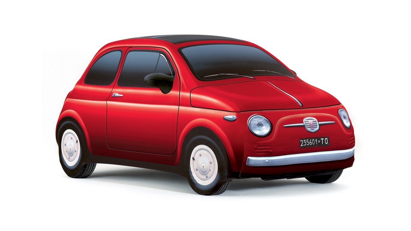 Fiat 500 fonds d'écran #13 - 1366x768