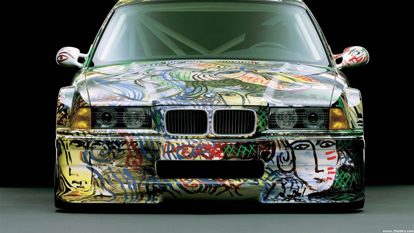  BMWは、ArtCarsの壁紙 #5 - 1366x768