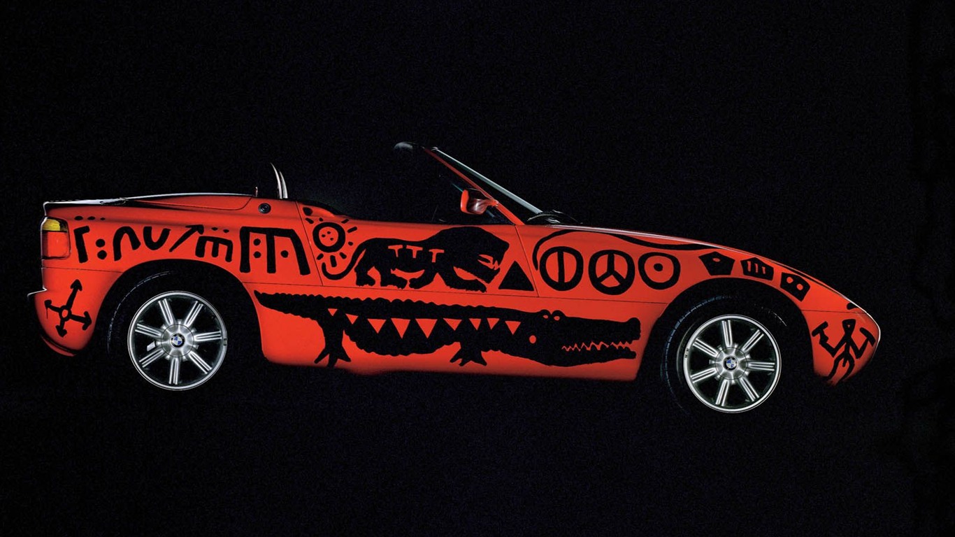  BMWは、ArtCarsの壁紙 #8 - 1366x768