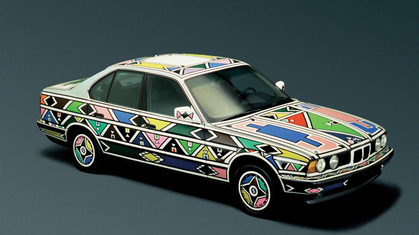  BMWは、ArtCarsの壁紙 #16 - 1366x768