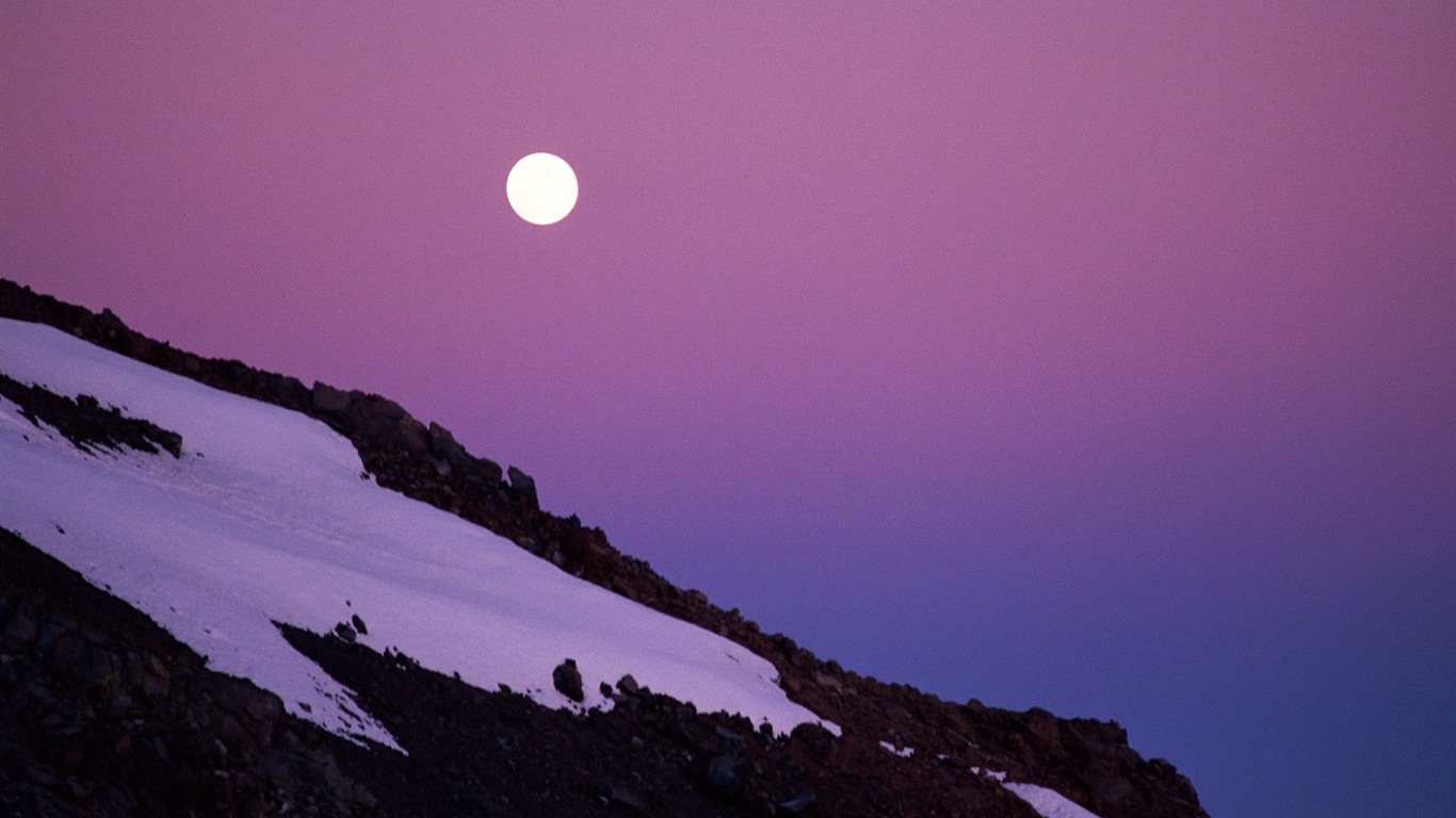 fondos de escritorio de alta definición de invierno la nieve fresca escena #4 - 1366x768