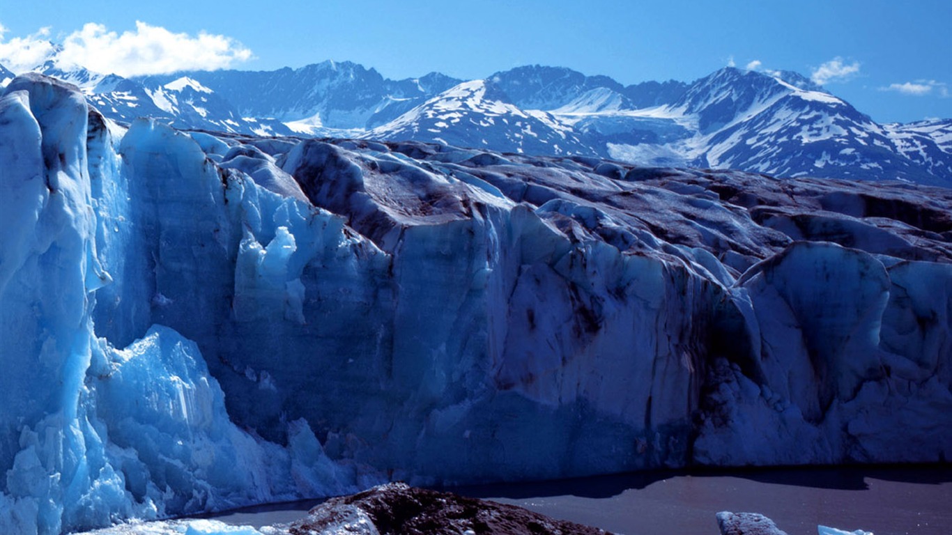 fondos de escritorio de alta definición de invierno la nieve fresca escena #8 - 1366x768