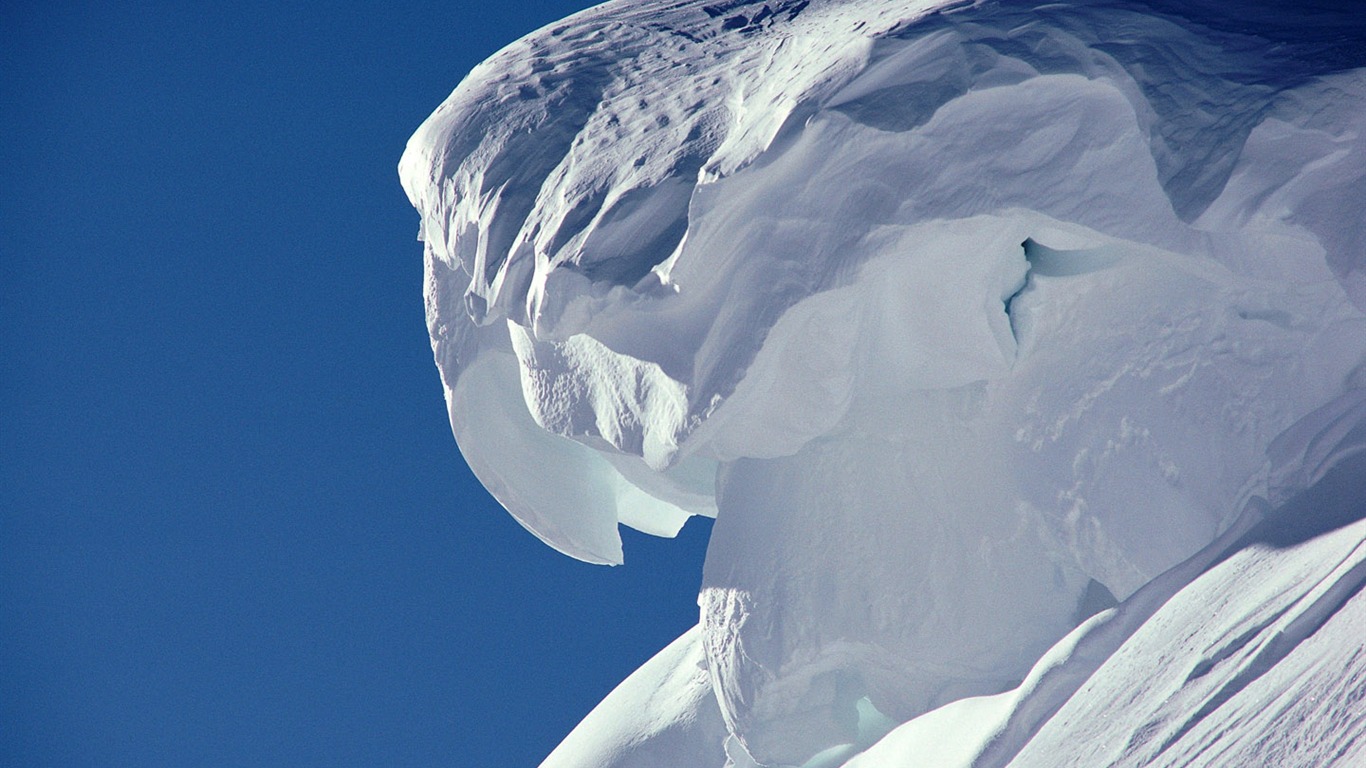 fondos de escritorio de alta definición de invierno la nieve fresca escena #9 - 1366x768