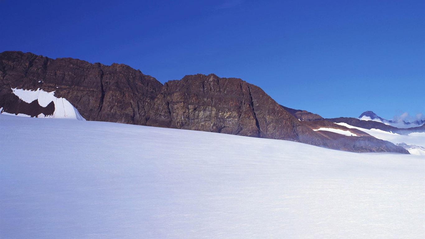 fondos de escritorio de alta definición de invierno la nieve fresca escena #15 - 1366x768