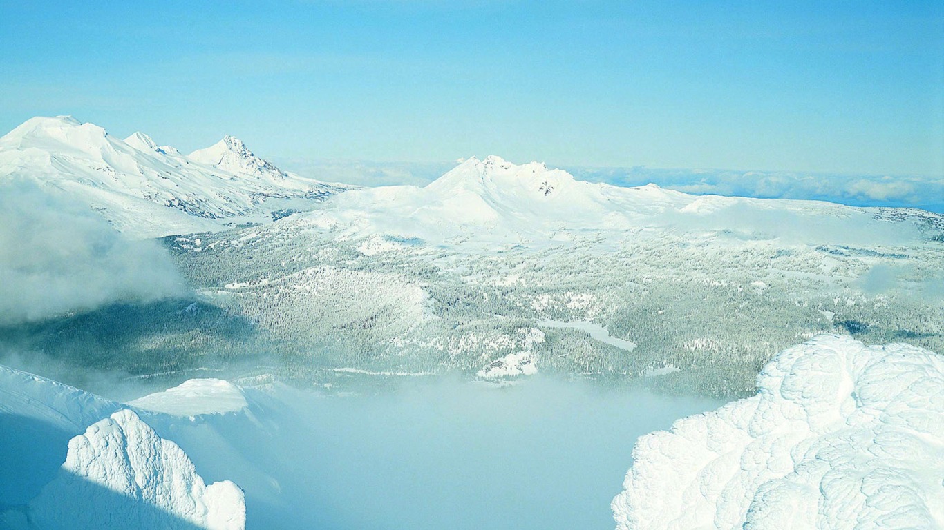  HDの壁紙クールな冬の雪景色 #26 - 1366x768