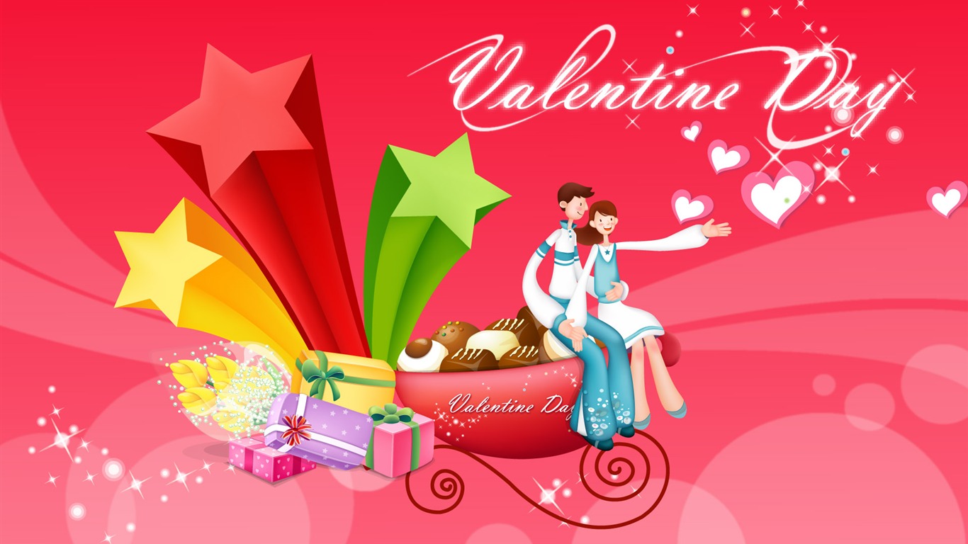 Valentine's Day Theme Wallpapers (2) #1 - 1366x768