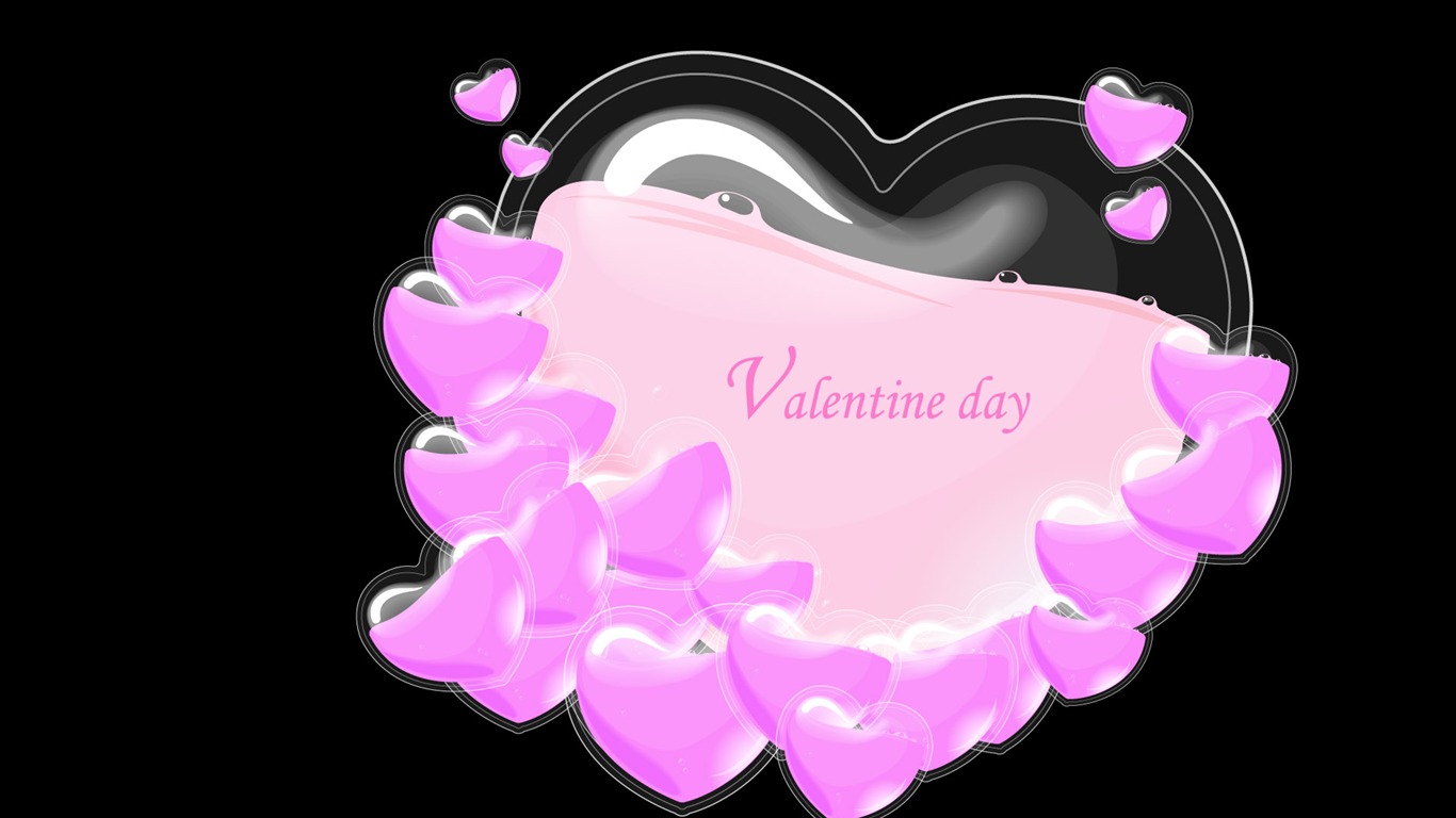 Valentine's Day Theme Wallpapers (2) #8 - 1366x768