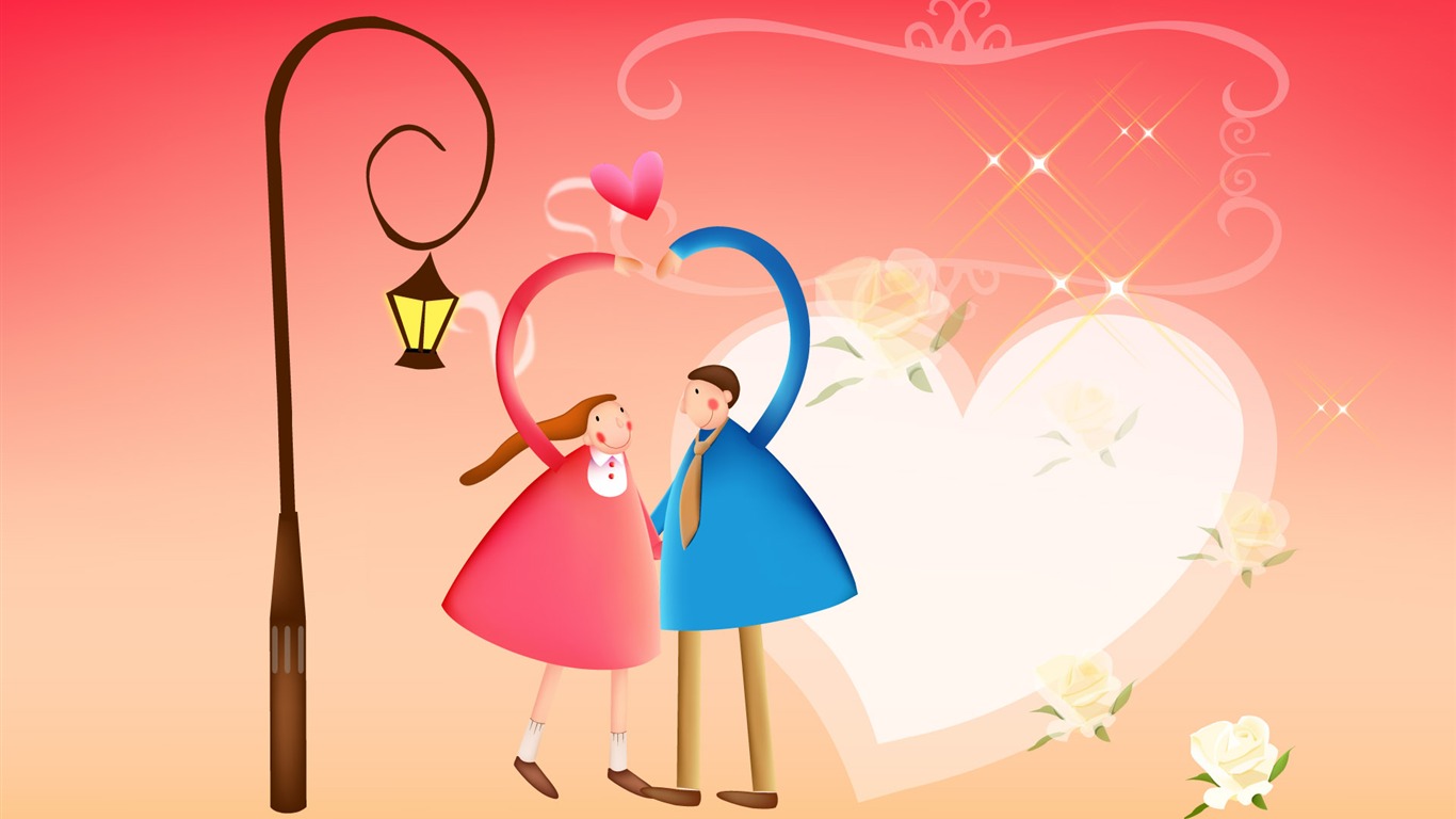 Valentine's Day Theme Wallpapers (2) #12 - 1366x768