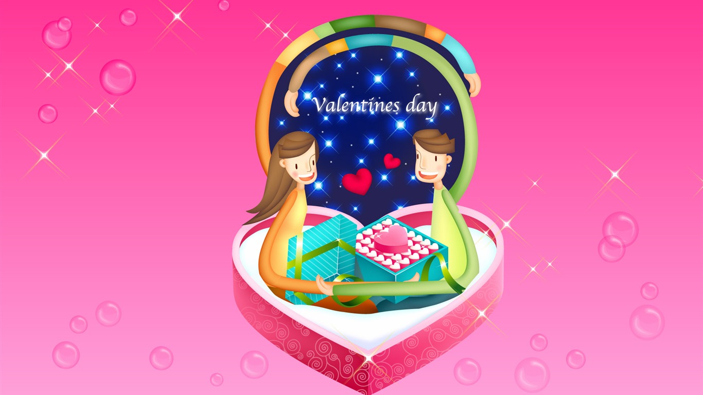 Valentine's Day Theme Wallpapers (2) #13 - 1366x768