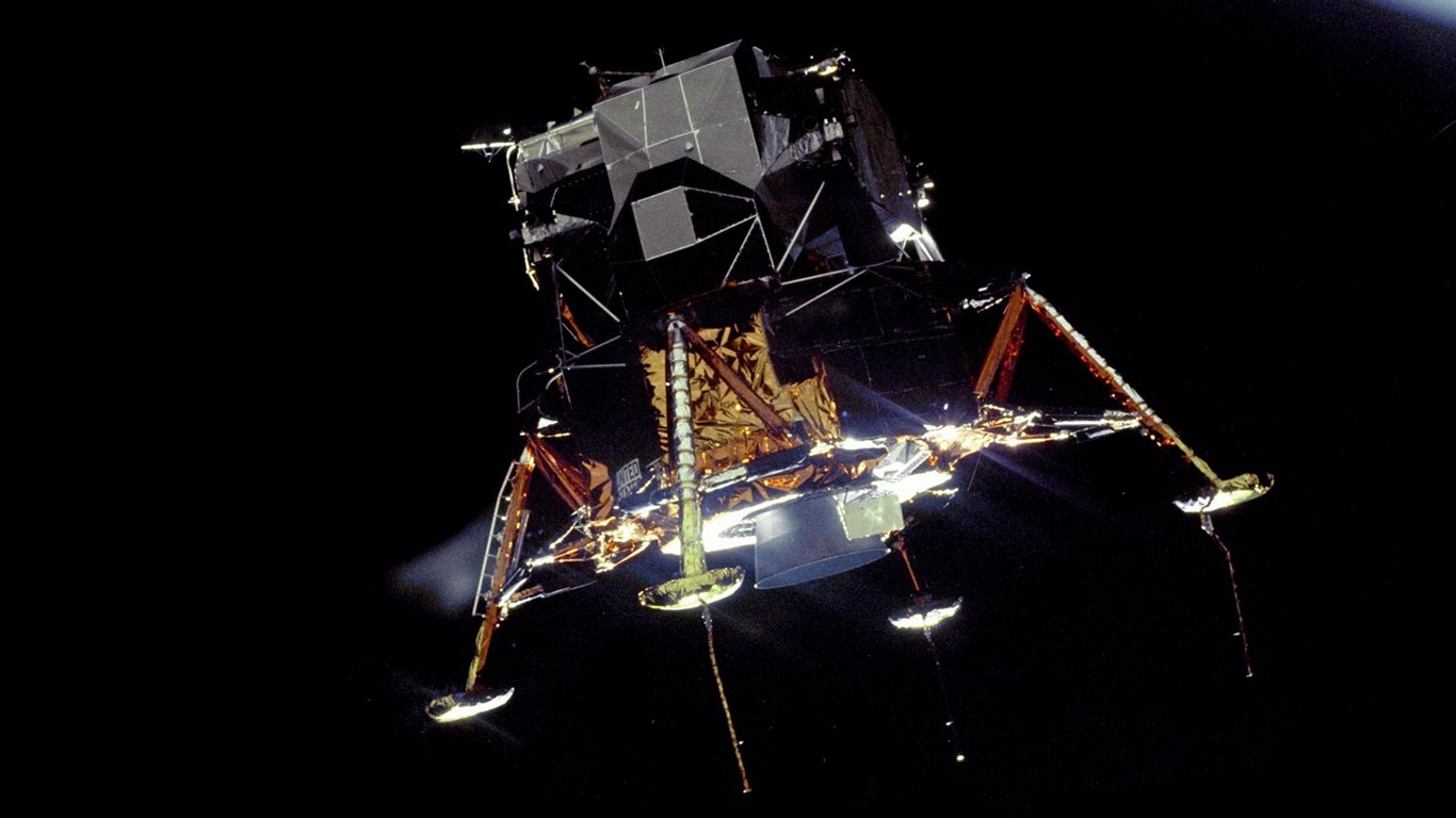 Apollo 11 photos rares fonds d'écran #4 - 1366x768