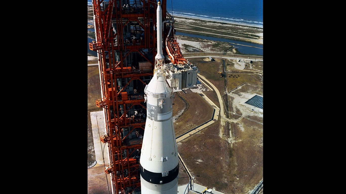 Apollo 11 photos rares fonds d'écran #12 - 1366x768