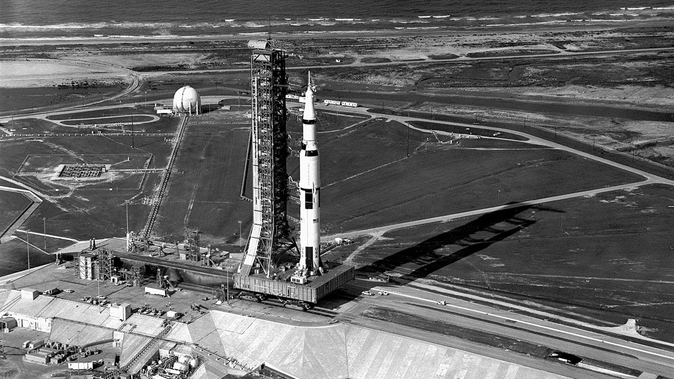 Apollo 11 photos rares fonds d'écran #13 - 1366x768