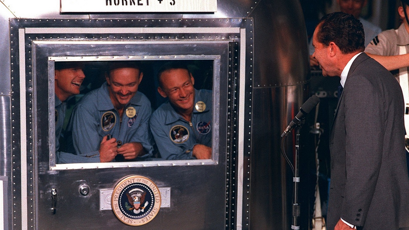 Apollo 11 photos rares fonds d'écran #17 - 1366x768