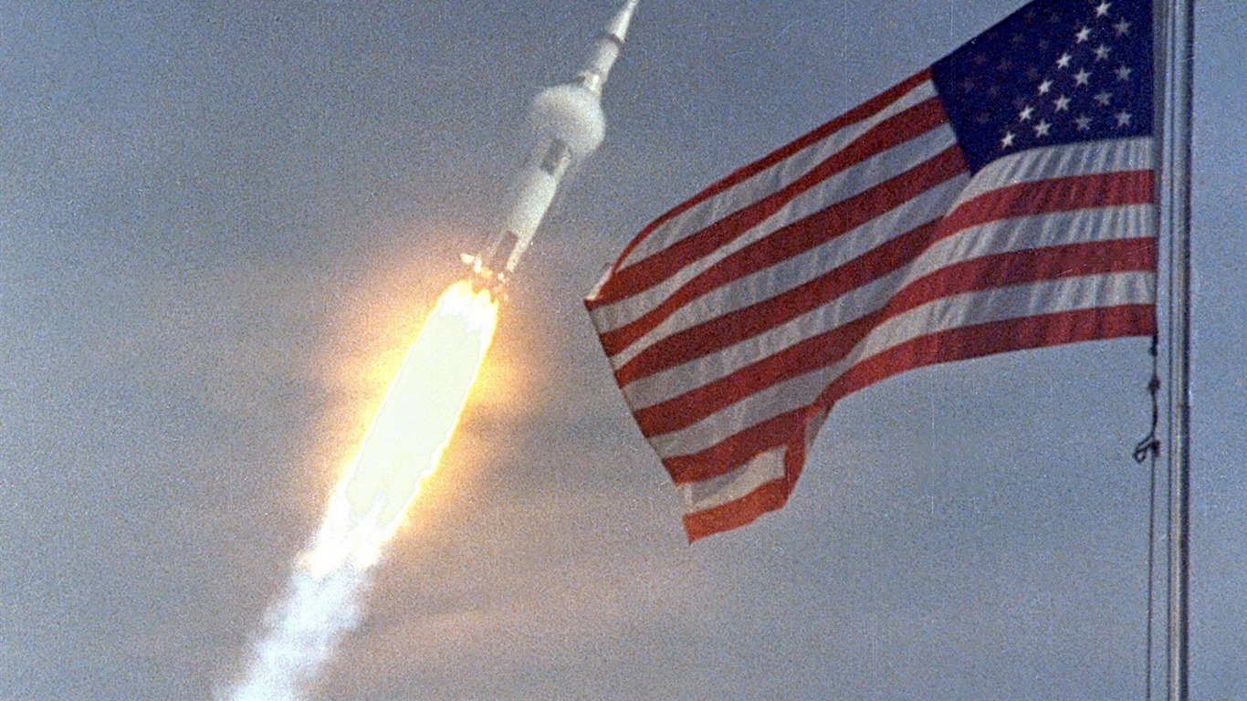 Apollo 11 vzácných fotografií na plochu #23 - 1366x768