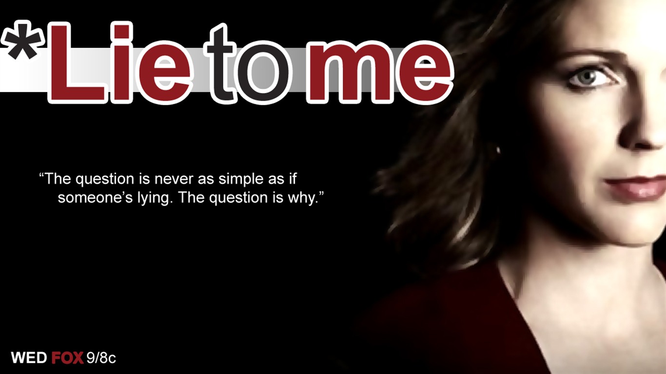 Lie to me movie wallpapers #4 - 1366x768