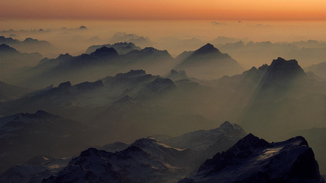 beaux paysages de l'Autriche d'écran #2 - 1366x768