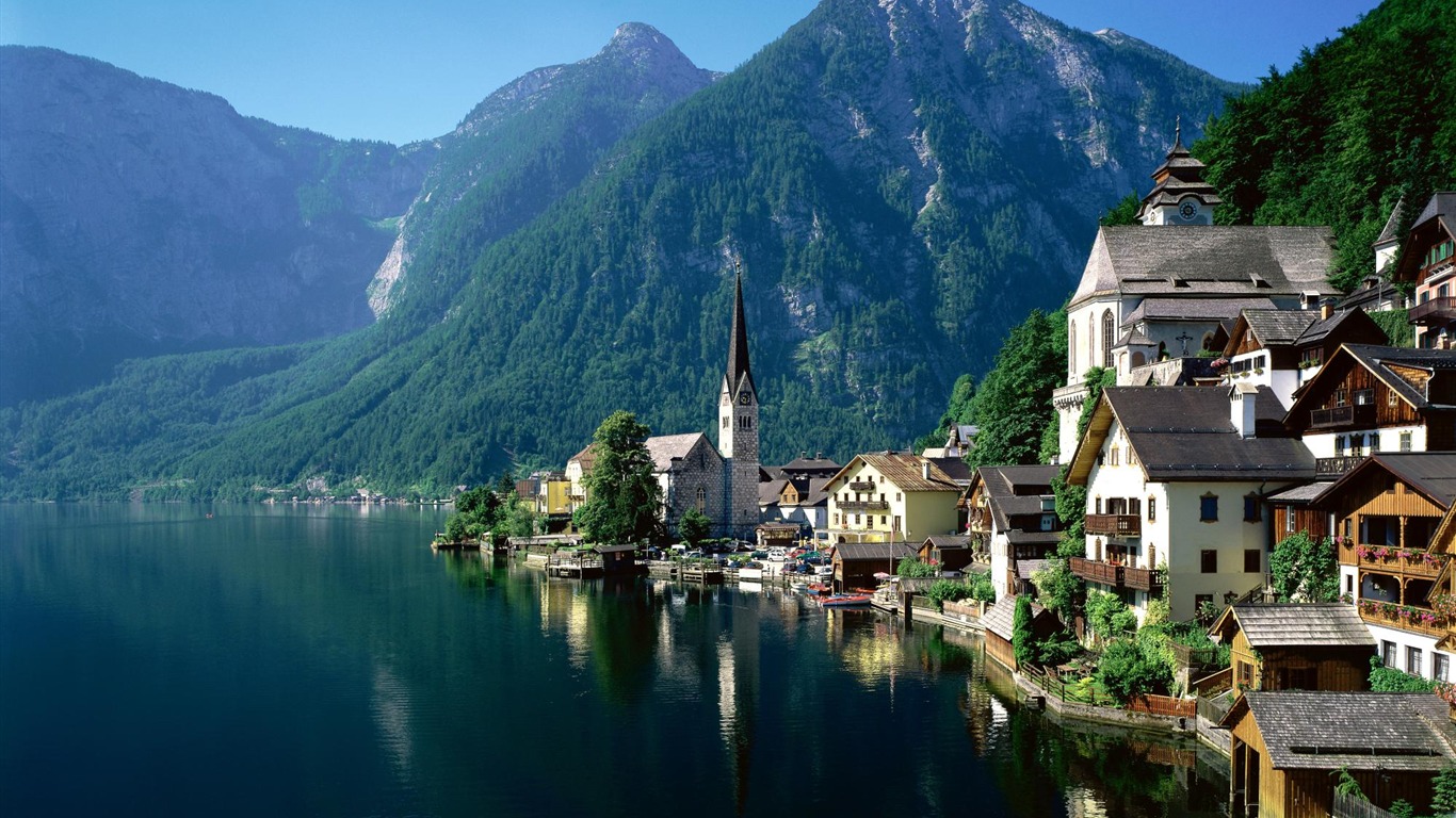 beaux paysages de l'Autriche d'écran #3 - 1366x768