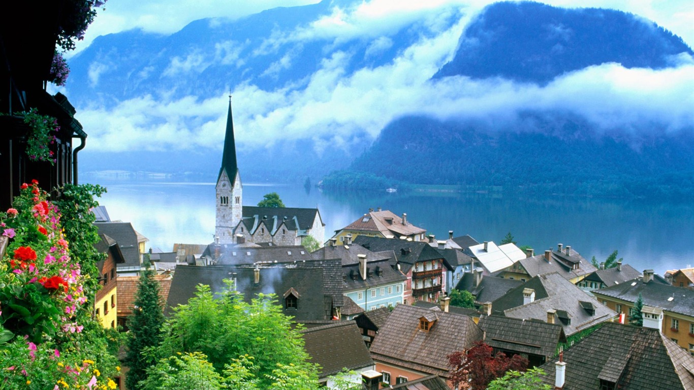 오스트리아 배경 화면의 아름다운 풍경 #16 - 1366x768