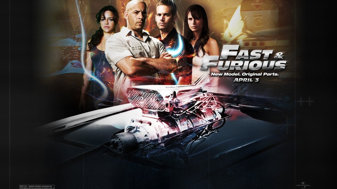Fast and the Furious 4 Wallpaper #1 - 1366x768