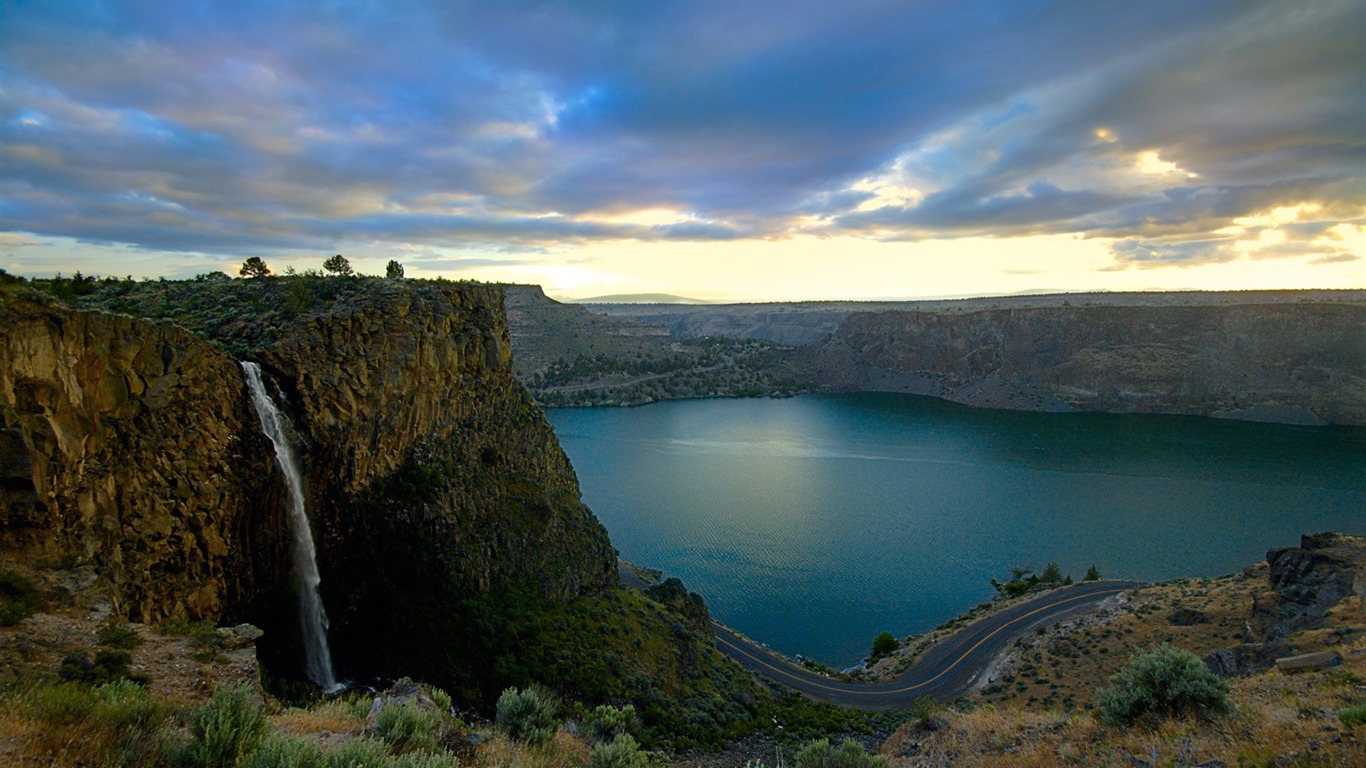 Decorado del Paisaje ilimitado Fondos de pantalla ancha #12 - 1366x768