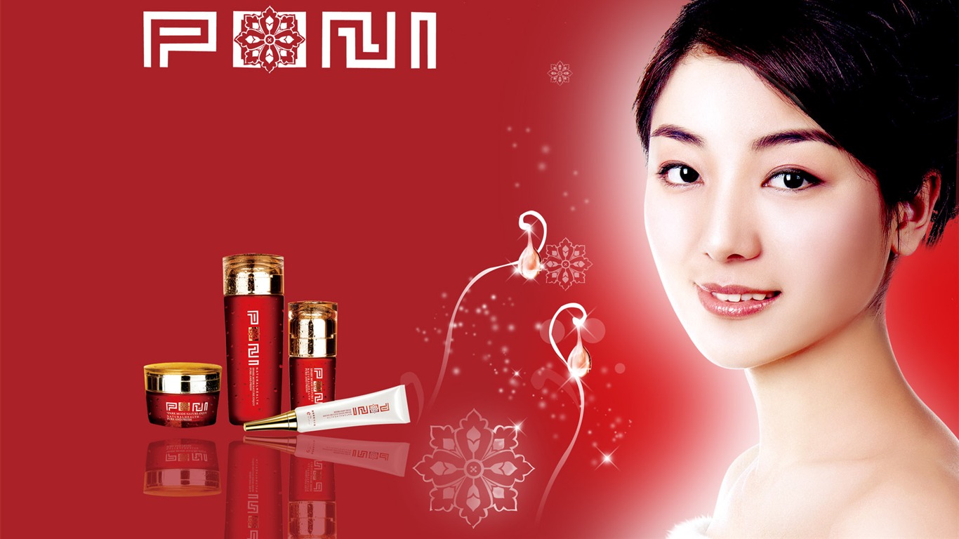 Cosmetics Advertising Wallpaper Album (3) #5 - 1366x768