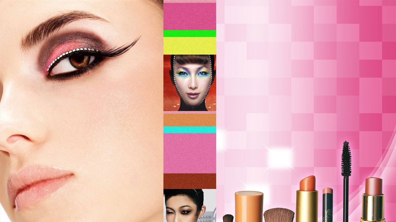 Kosmetik Werbung Wallpaper Album (4) #13 - 1366x768