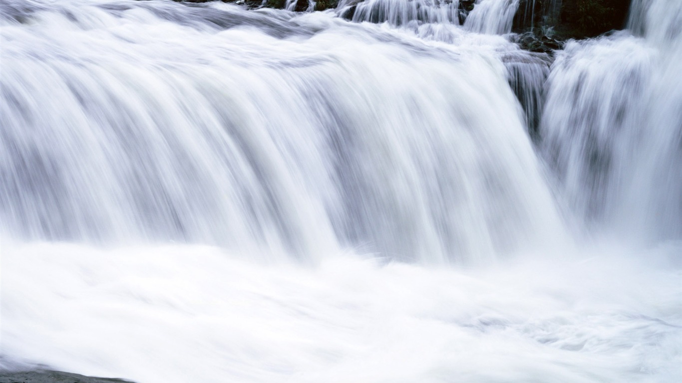 Waterfall flux HD Wallpapers #26 - 1366x768