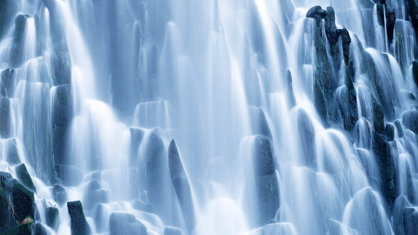 Waterfall-Streams HD Wallpapers #31 - 1366x768