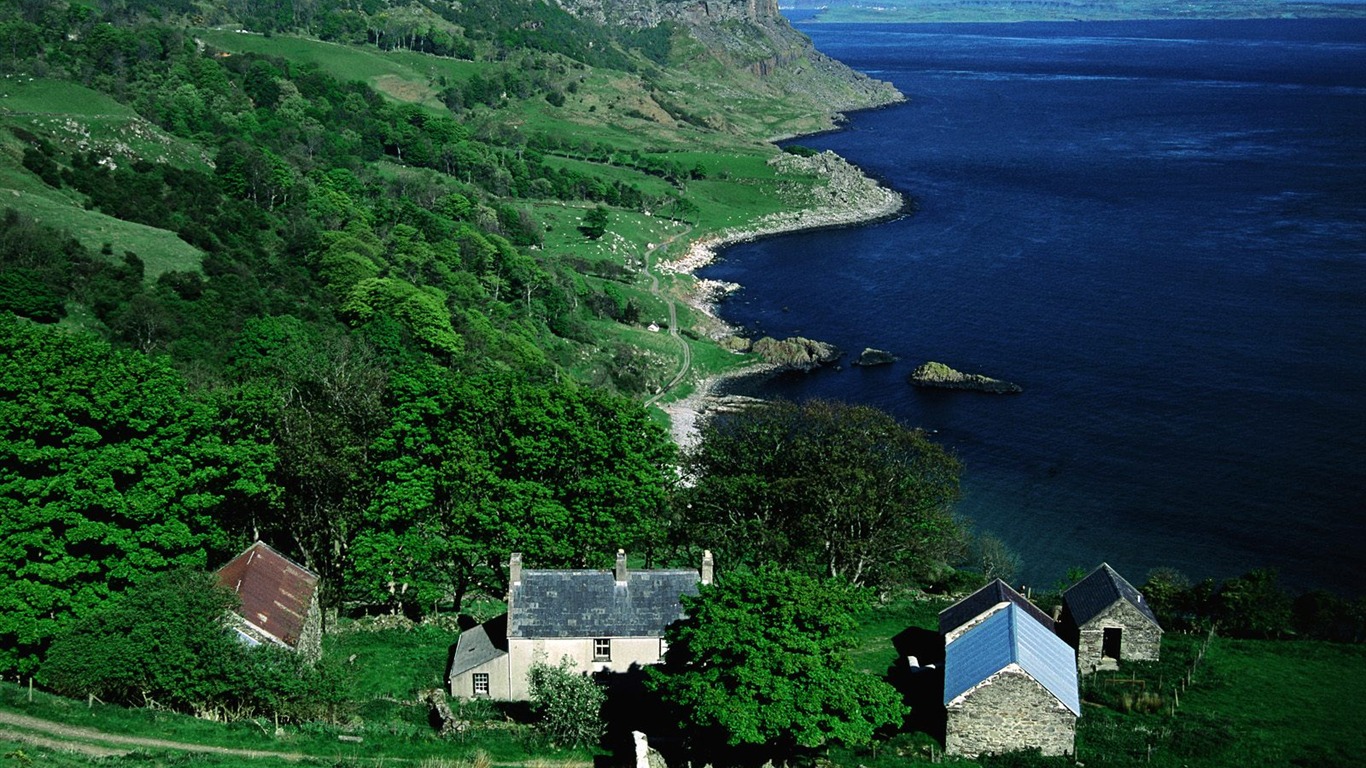 paysage mondial de l'Irlande d'écran #9 - 1366x768