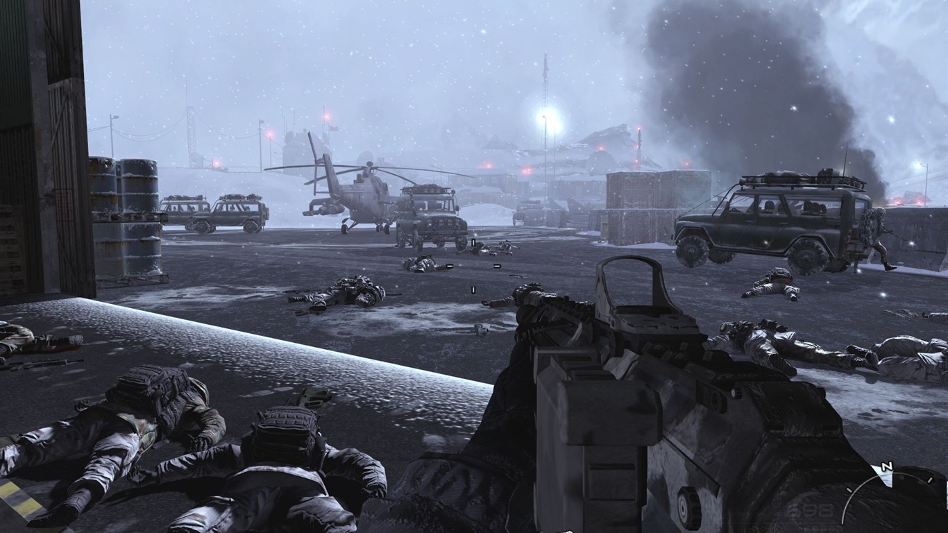 Call Of Duty 6: Modern Warfare 2 HD обои (2) #13 - 1366x768