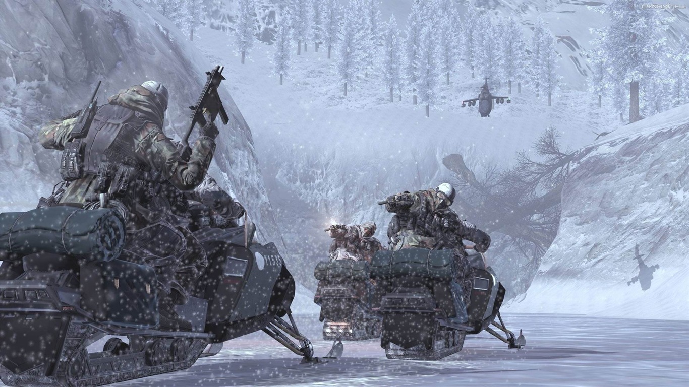 Call Of Duty 6: Modern Warfare 2 HD обои (2) #25 - 1366x768
