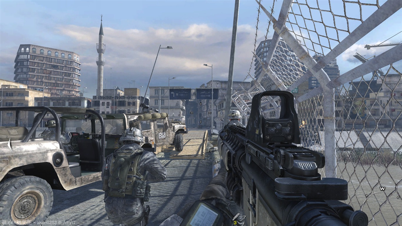 Call Of Duty 6: Modern Warfare 2 HD обои (2) #30 - 1366x768