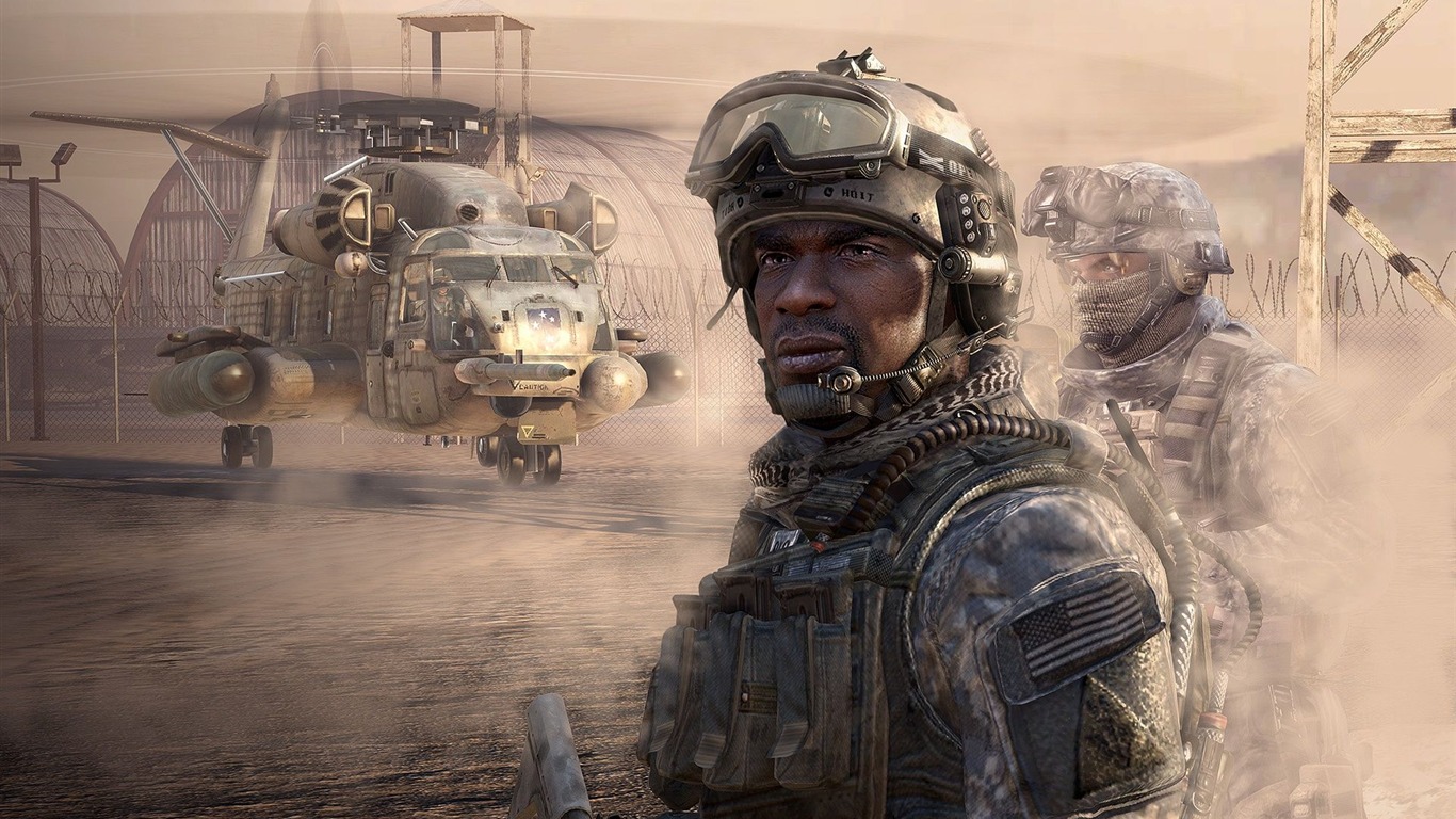 Call Of Duty 6: Modern Warfare 2 HD обои (2) #34 - 1366x768