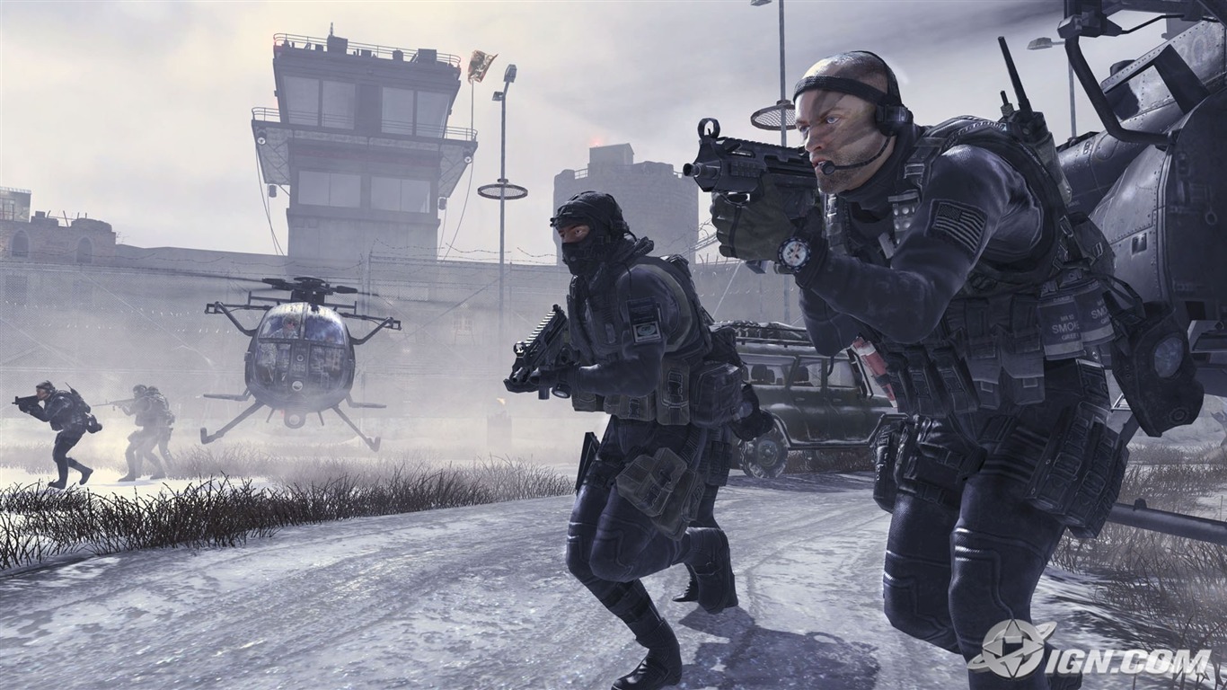 Call Of Duty 6: Modern Warfare 2 HD обои (2) #37 - 1366x768