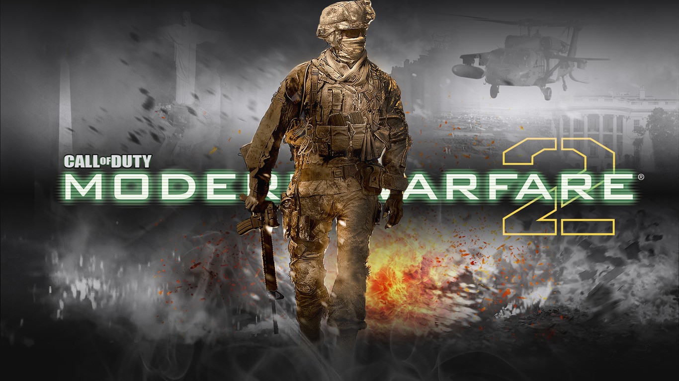 Call Of Duty 6: Modern Warfare 2 HD обои (2) #38 - 1366x768