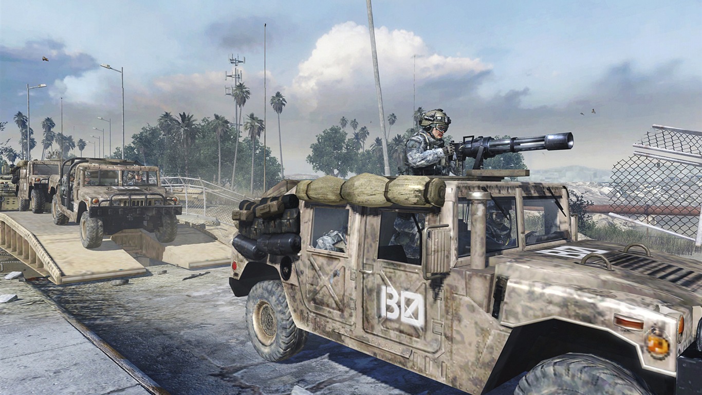 Call Of Duty 6: Modern Warfare 2 HD обои (2) #39 - 1366x768