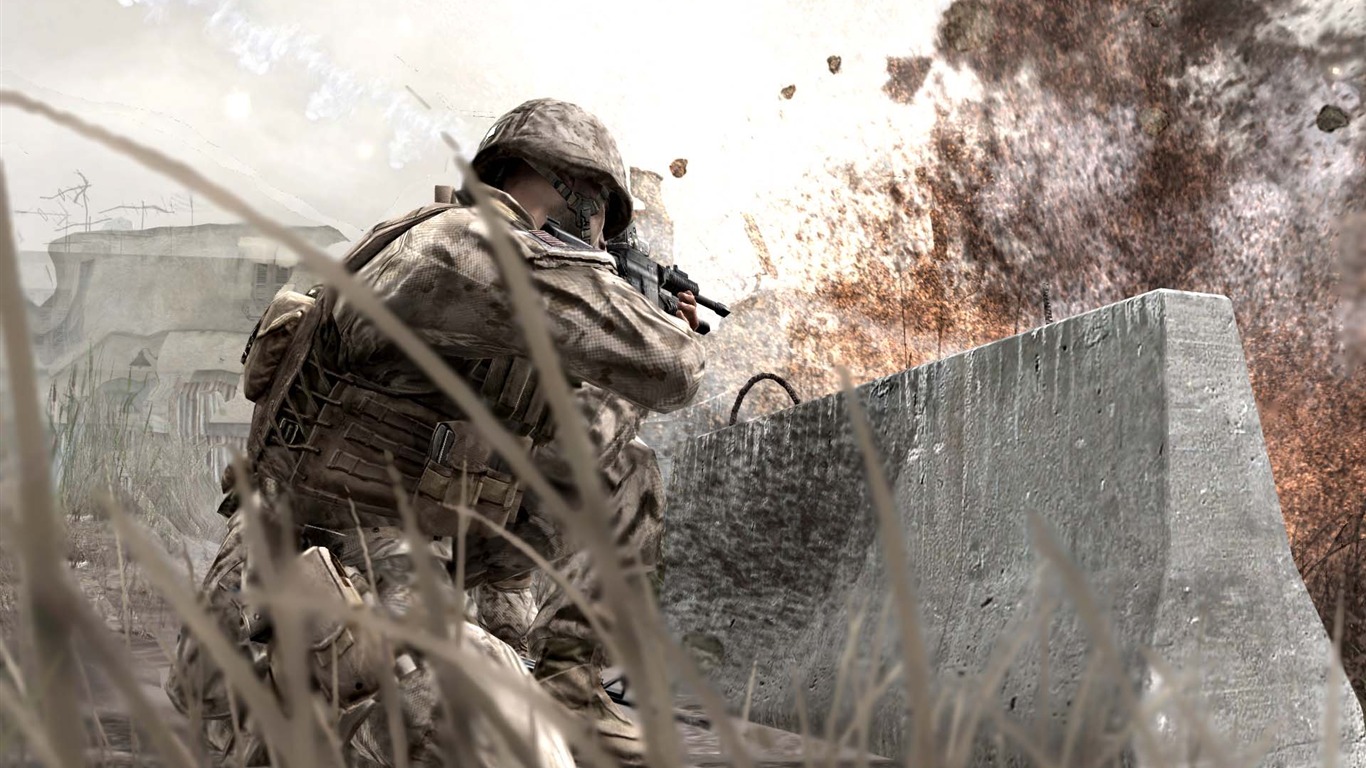 Call Of Duty 6: Modern Warfare 2 HD обои (2) #42 - 1366x768