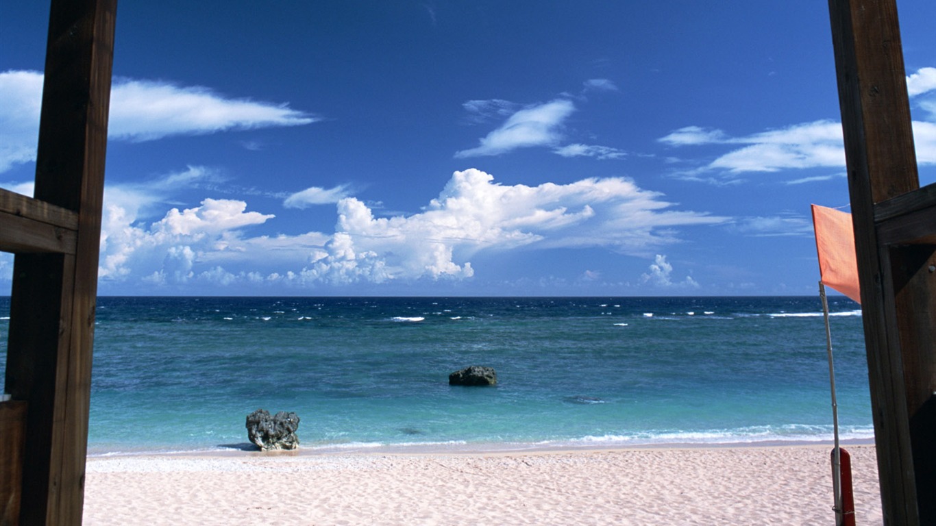 Beach scenery wallpaper albums #5 - 1366x768