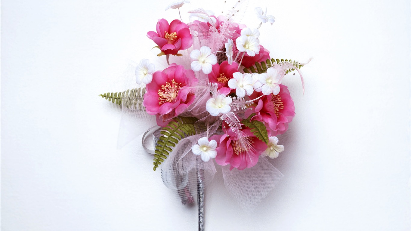 결혼식 꽃 항목 월페이퍼 (2) #11 - 1366x768