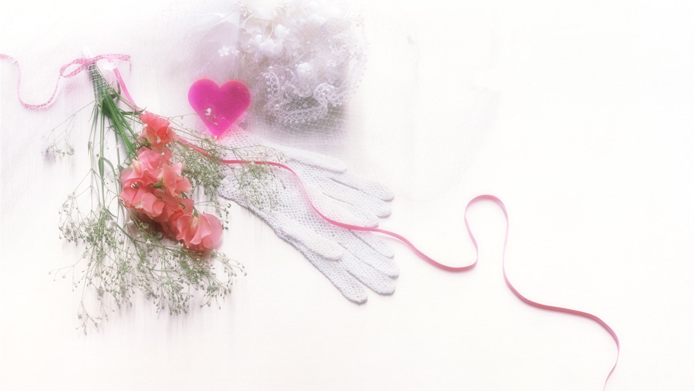 Wedding Flowers items wallpapers (2) #15 - 1366x768